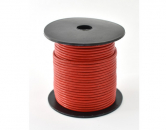 Lederband rund rot 2mm