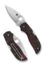 Spyderco C152CFRDP Chaparral Red Fatcarbon CF