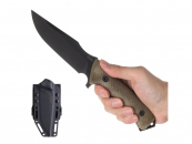 ANV Knives M311 Micarta Coyote Elmax DLC Kydex Black