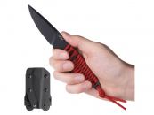ANV Knives - ACTA NON VERBA - P100 Red Kydex DLC Black Sleipner