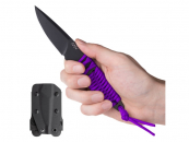 ANV Knives - ACTA NON VERBA - P100 Purple Kydex DLC Black Sleipner