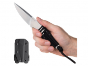 ANV Knives - ACTA NON VERBA - P100 Black/Black Kydex Sleipner