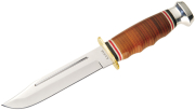 Ka-Bar Leather Handled Marine Hunter