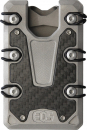 EOS Wallet 3.0 Bead Blast Titan Carbon Geldscheinklammer
