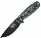 ESEE Knives Model 3 3D Black Grey Fixed Blade Black outdoor survival messer