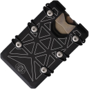 EOS Wallet 2.5 Hex Black Series Geldscheinklammer RFID-Blockierung Kreditkartenhalter