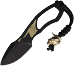 N.C. Custom Bull Fixed Blade Black SW Cord Knives messer