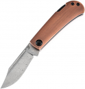 Kansept Knives Wedge Lockback Kupfer Damast