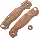 Chroma Scales Para 2 Wood Crate Scales Bead griffschalen spyderco