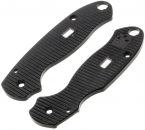 Glow Rhino Custom Spyderco Para Scales G10 Black Tritium
