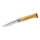 Opinel-Messer, Größe 8, rostfrei, Olivenholz