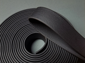 PVC Band Beschichtet Gurtband für Loops Schwarz 20 mm