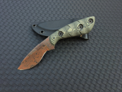 Dawson Knives Pequeno Copper Finish tan black