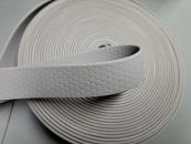 PVC Band Hex Beschichtet Gurtband für Loops Grau 25 mm