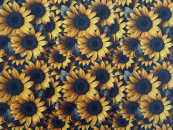 Kydex Modern Sun Flowers infused thermoplastischer Kunststoff