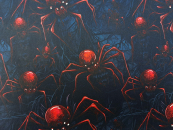 Kydex Creepy Spiders infused thermoplastischer Kunststoff