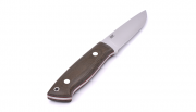 Brisa EnZo Trapper 95 O1 F oliv Green Canvas Micarta
