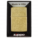 Zippo Benzinfeuerzeug Street Brass