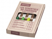 Opinel Küchenmesser-Set, Primavera, 4-teilig, rostfrei