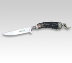 Linder Trachtenmesser mit Figurenkappe Steinbock klassisches Jagdmesser