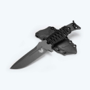 Benchmade 375BK-02, Fixed Adamas MagnaCut, Benchmade Feststehend, Tactical Fixed Blade, Skelettiertes Messer, Paracord Messer, Benchmade Survival, Cobalt Black