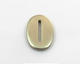 Passung Bolster R 24 - Parierelement - Neusilber 24x16x3​