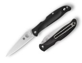 Spyderco C259PBK Charisma – Ultraleichtes EDC Messer mit schwarzem FRN-Griff