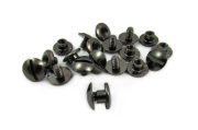 Chicago rivets Buchschrauben Open Black - 3,5 mm 10Stück