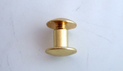 Chicago rivets Buchschrauben Open Messing 7 mm 10 Stück