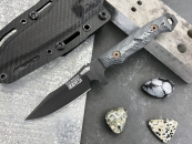Dawson Knives Smuggler G2 Midnight White Magnacut EDC Messer