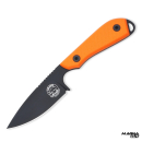 White River M1 Pro Orange, M1 Pro MagnaCut Black, White River Knives Germany, kompaktes Fixed Blade, EDC Messer feststehend, MagnaCut schwarz, Jagdmesser orange