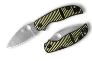 Spyderco Native Chief MagnaCut, C244GPORBK, Native Chief Collector's Edition, CPM Magnacut schwarz, Spyderco Gelb Schwarz G-10, Back Lock, Taktisches XL Messer, Sammlermesser, Com2you-biwak