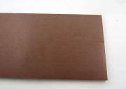 Micarta Platte Brown Leinen Groß