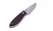 Brisa EnZo Cordknife Bobtail 80 knife Multicarry Bison Micarta Scandi
