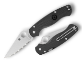 Spyderco C81SBK2 Para Military 2, FRN, Serrated
