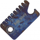 AuCon Dog Tag 2.0 Winkel-Tool aus Titan anodisieren