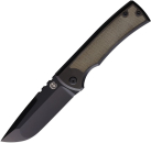 Chaves Knives Redencion 229 Kickstop OD Green PVD