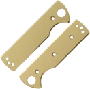 Chaves Knives Griffschalen Blue Label T.A.K. Scales Brass