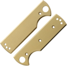 Chaves Knives Griffschalen Blue Label CHUB Scales Brass