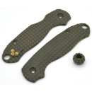 Chroma Scales Spyderco Para 3 Handle Scales Frag Oliv Bead Griffschalen