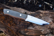 Brisa Enzo Trapper 95 N690Co Sc Canvas Green Micarta