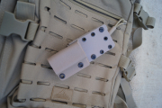 Custom Kydex-Scheide Extrema Ratio Desert Mamba,Requiem, Misericordia