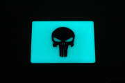 TEC Accessories BEACON Patch Aqua Punisher GITD