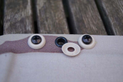 Ösen Blende für Kydexscheiden Desert Tan Nylon