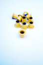 Nieten Oese Kydex 1/4  8.4 x 9.8 gelb / 10 Stück- 3781
