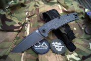 Oberland Arms EDC Titan Sepp Marble Carbon Black taschenmesser