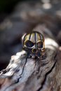 Lion ARMory Pumpkin Skull Bead aus Messing