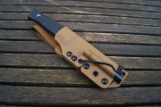 Custom Kydex-Sheath Fällkniven F1 Coyote