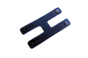 IWB Belt Loop Tactical Leather Black Double Strap gürtelschlaufe für Messer und holster