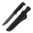 Peltonen Ranger Knife Black Black Teflon M95 Lederscheide Black Sissipuukko